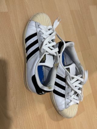 Zapatillas Adidas Superstar Blancas y Negras
