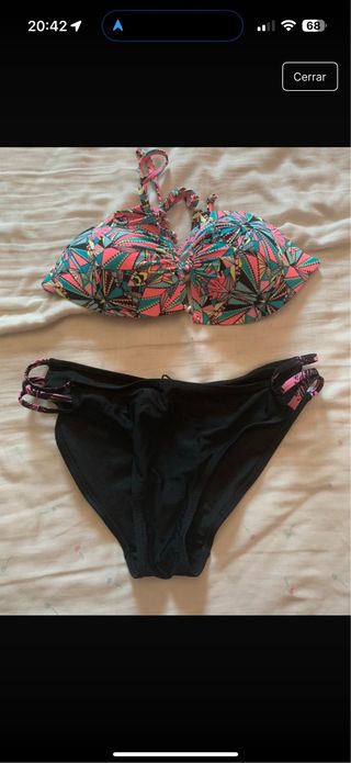 Bikini estampado multicolor