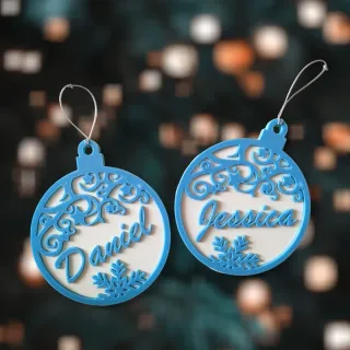 Palline di Natale personalizzate con Nome + Omaggi