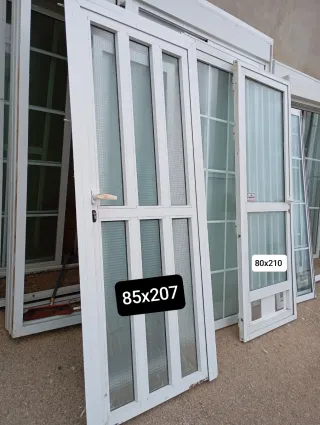 Ventana aluminio 194x145 alto climalit