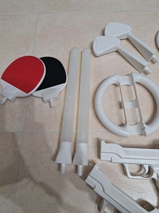 Accesorios Mando Wii: Pistolas, Volantes, Raquetas