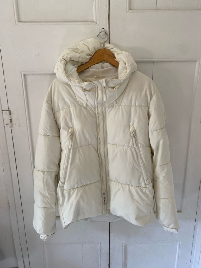 Anorak Zara Blanco con Capucha