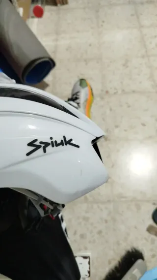 Casco Spiuk Ciclismo Blanco talla m-l