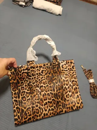 Bolso Tote Animal Print Nuevo