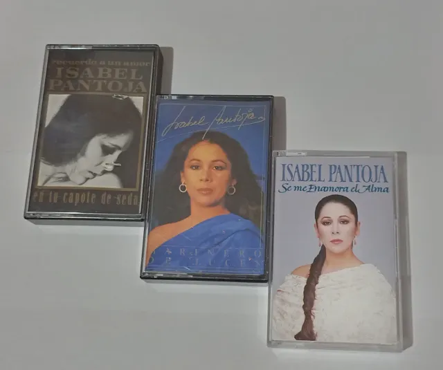 Pack 3 Cintas Cassette Isabel Pantoja