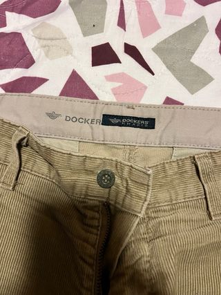 Pantalones de pana Dockers beige