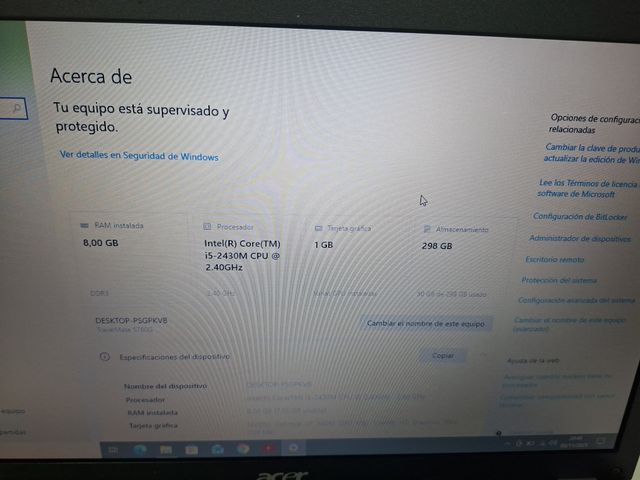 Acer Travelmate 5760G Portatile Nero