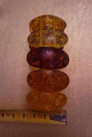 4 braccialetti ambra naturale baltica