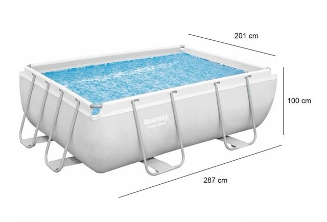 Piscina Bestway Rectangular 2.87m x 2.01m x 1.00m