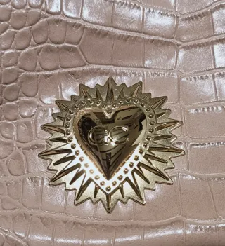 Borsa Giò Cellini Beige con cuore dorato