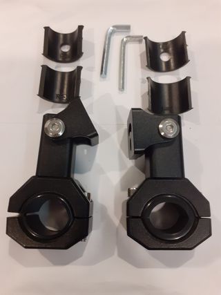 Jogo 2 Suportes Faróis Auxiliares Moto