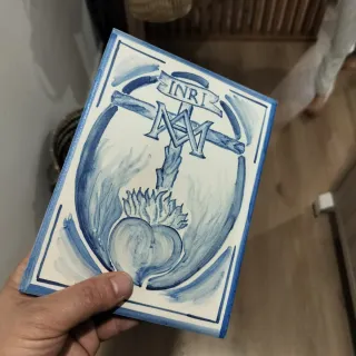 Azulejo esmaltado Santa Caridad