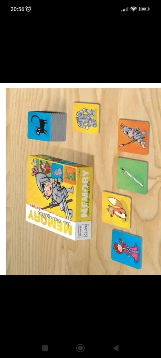 Juego de memoria infantil