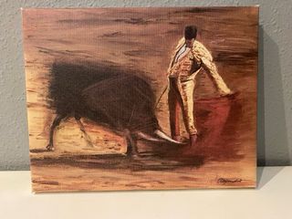 Cuadro taurino reproducción Alejandro del Pino