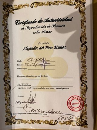 Cuadro taurino reproducción Alejandro del Pino