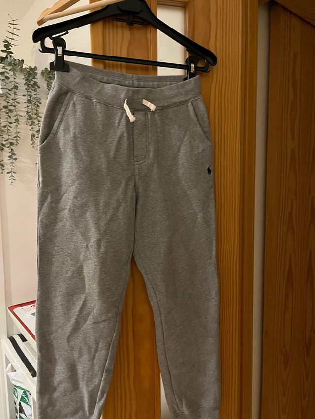 Pantalón chándal niño Ralph Lauren T.M Gris