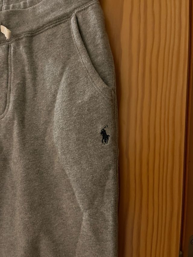 Pantalón chándal niño Ralph Lauren T.M Gris