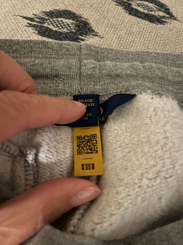 Pantalón chándal niño Ralph Lauren T.M Gris