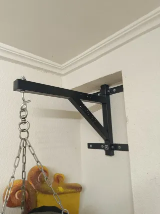 Saco de boxeo + soporte de pared Domyos Decathlon