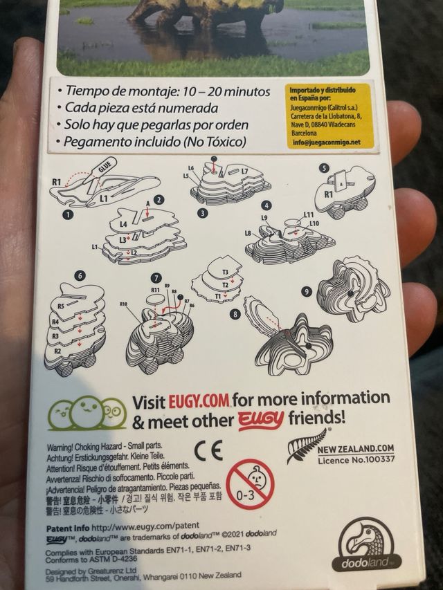 Puzzle 3D Triceratops Euoy