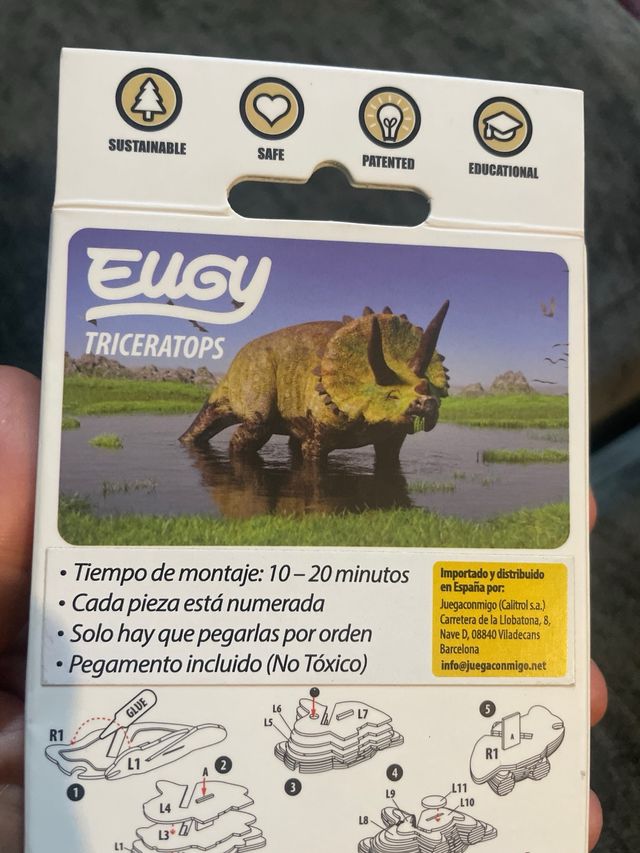 Puzzle 3D Triceratops Euoy