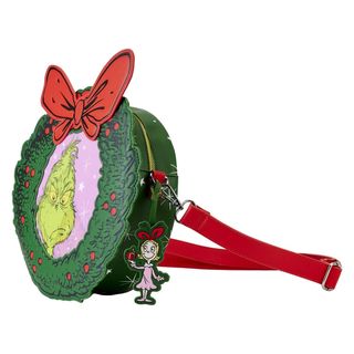 Loungefy Grinch Navidad Lenticular Bolso Bandolera