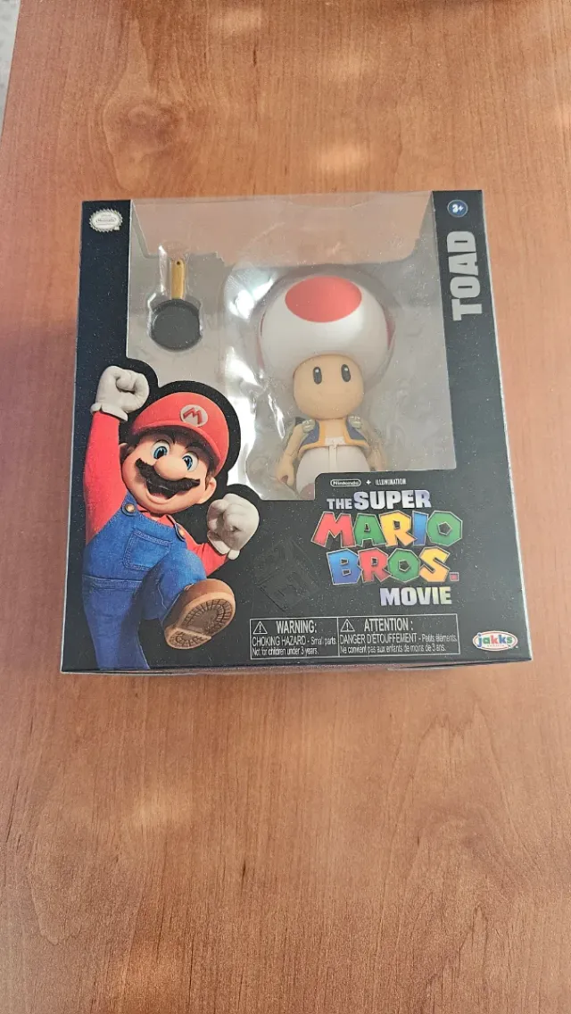 Figura Toad Super Mario Bros Movie de Nintendo