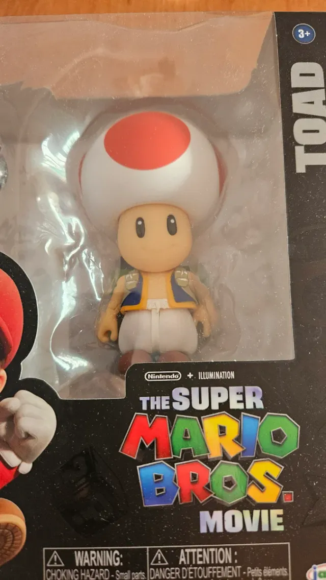 Figura Toad Super Mario Bros Movie de Nintendo