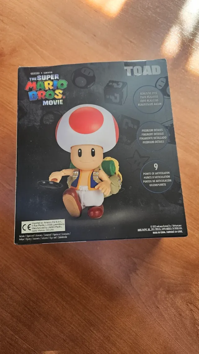 Figura Toad Super Mario Bros Movie de Nintendo