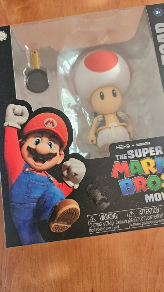 Figura Toad Super Mario Bros Movie de Nintendo
