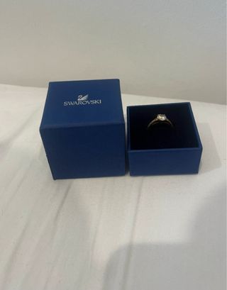 Anillo Swarovski Dorado