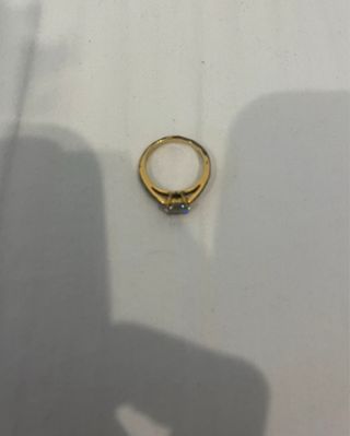 Anillo Swarovski Dorado