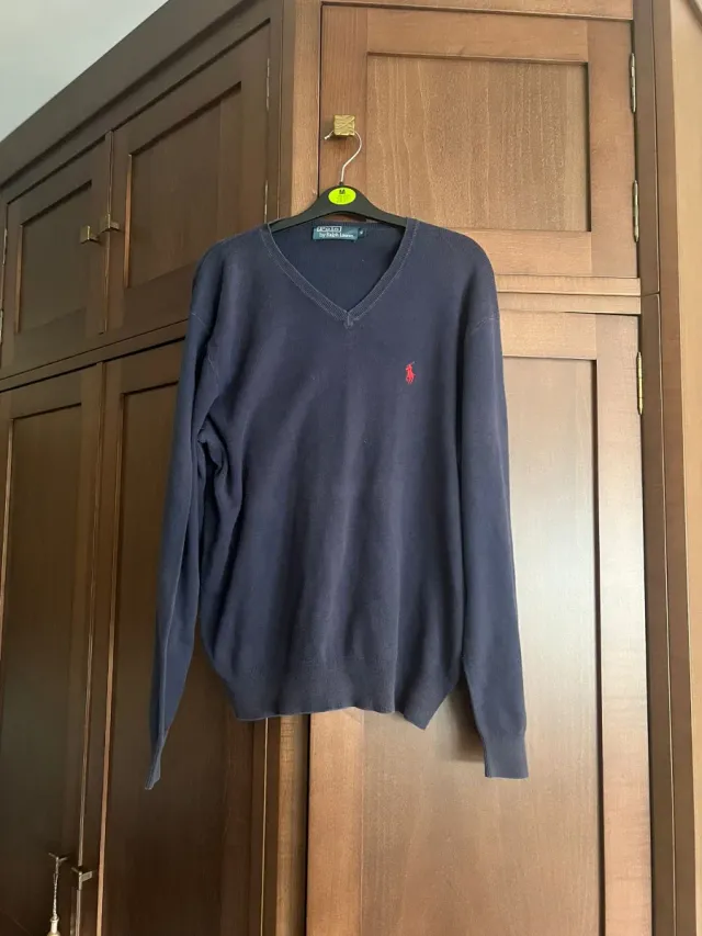 Jersey Polo Ralph Lauren Azul Vintage