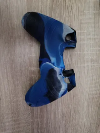 Funda Mando PS4 Camuflaje Azul