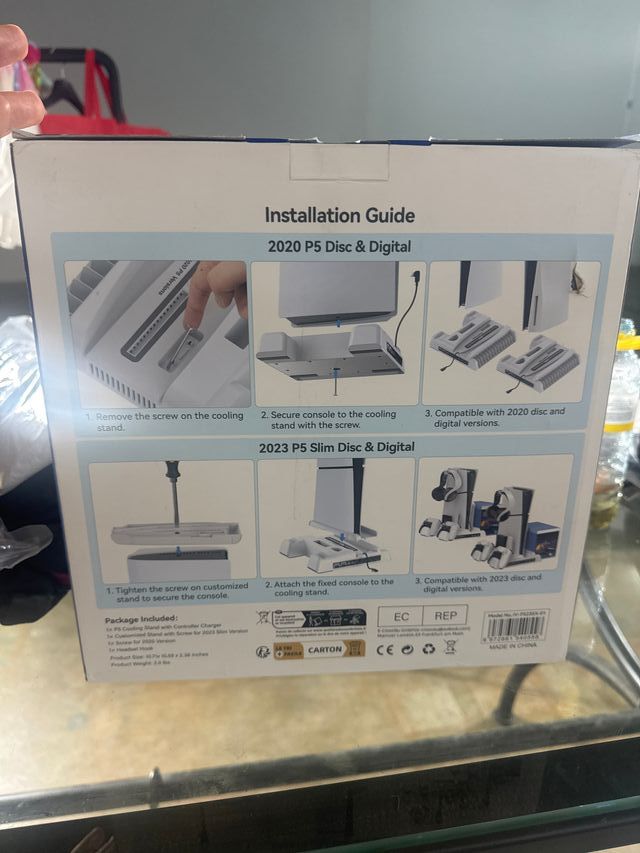 Estación Carga PS5 y Mandos E-CrossStu