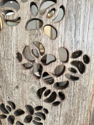 Biombo decorativo madera wengué