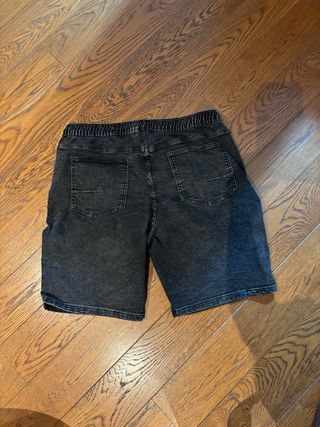 Pantalón corto vaquero hombre negro