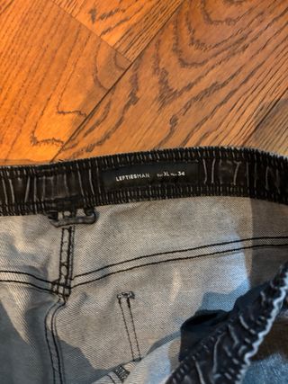 Pantalón corto vaquero hombre negro