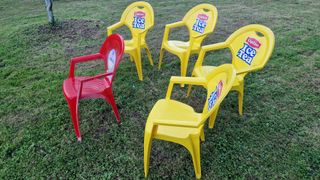 Sillas Jardín Lipton y 1 Amstel