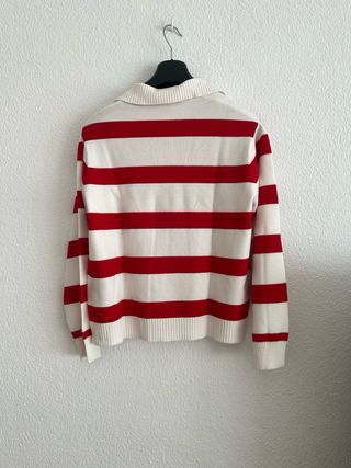 Jersey rayas rojo y blanco