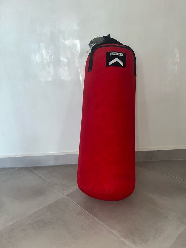 Saco de pancadas vermelho OUTSHOCK