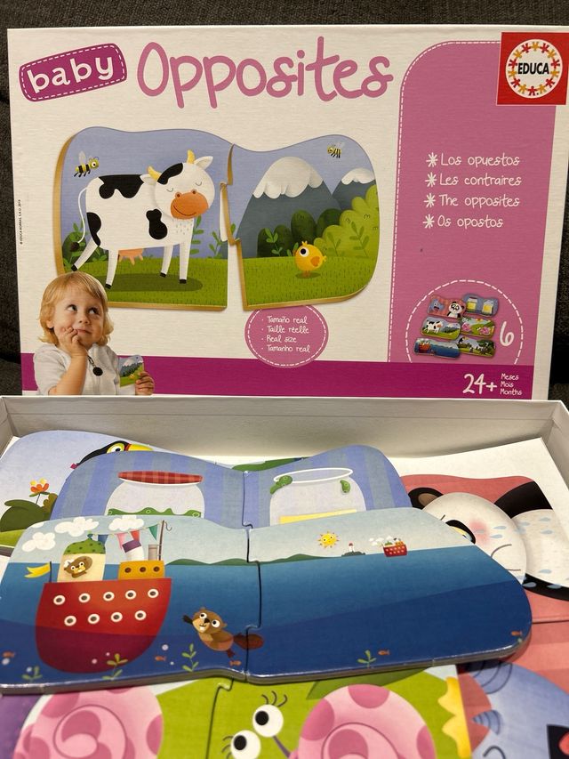 Puzzle Educa Opuestos Bebé
