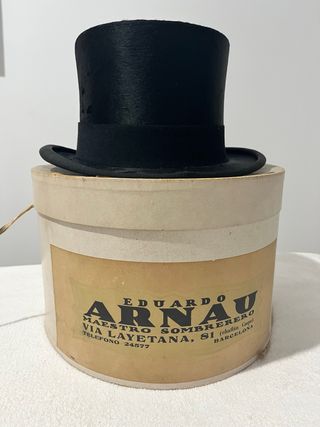 Sombrero de copa Eduardo Arnau 1870