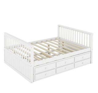 Cama nido 140x200 + 90x190 con almacenaje