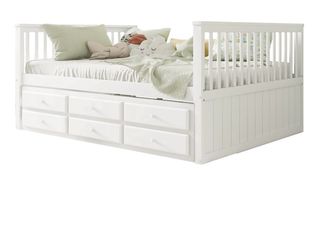 Cama nido 140x200 + 90x190 con almacenaje