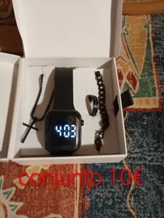 Conjuntos de joyería y relojes