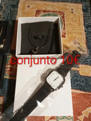 Conjuntos de joyería y relojes