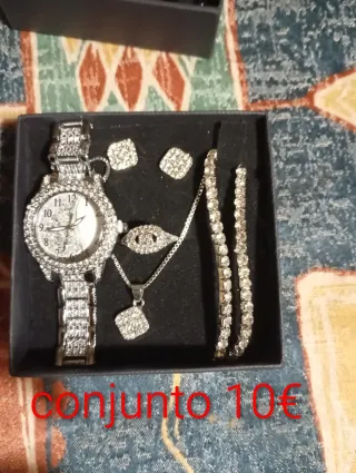 Conjuntos de joyería y relojes