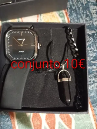 Conjuntos de joyería y relojes