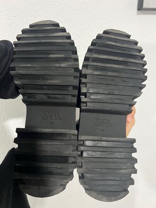 Botas Zara caña alta plataforma